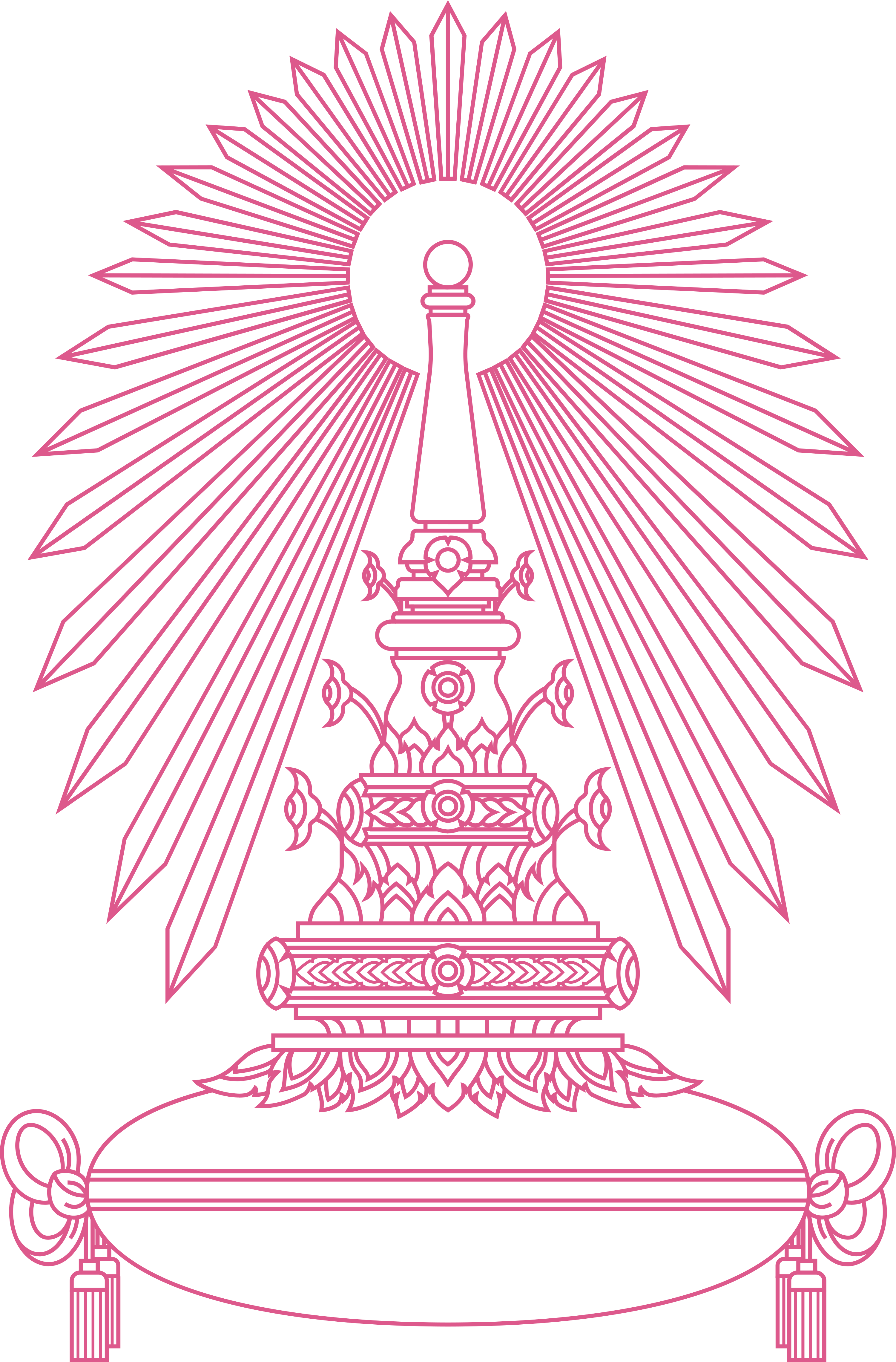 Pink Outline Logo